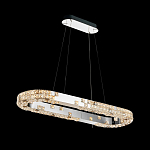 Люстра овальная с мозаичным хрустальным оформлением Sparks of Crystal варинант исполнения - 4 | Loft Concept в Орле