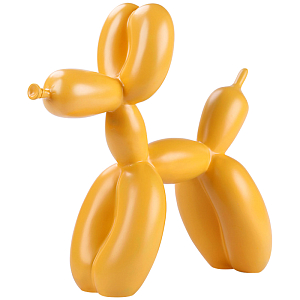 Статуэтка Jeff Koons Balloon Dog Matte Yellow