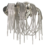 Бра с металиическими цепочками и дугообразными элементами Atlantis Chain варинант исполнения - 5 | Loft Concept в Орле