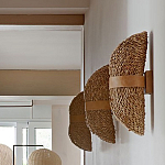 Бра плетеное из ротанга Chainmail варинант исполнения - 1 | Loft Concept в Орле