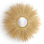 Зеркало с бахромой из растительных волокон WICKER MIRROR 120 варинант исполнения - 1 | Loft Concept в Орле