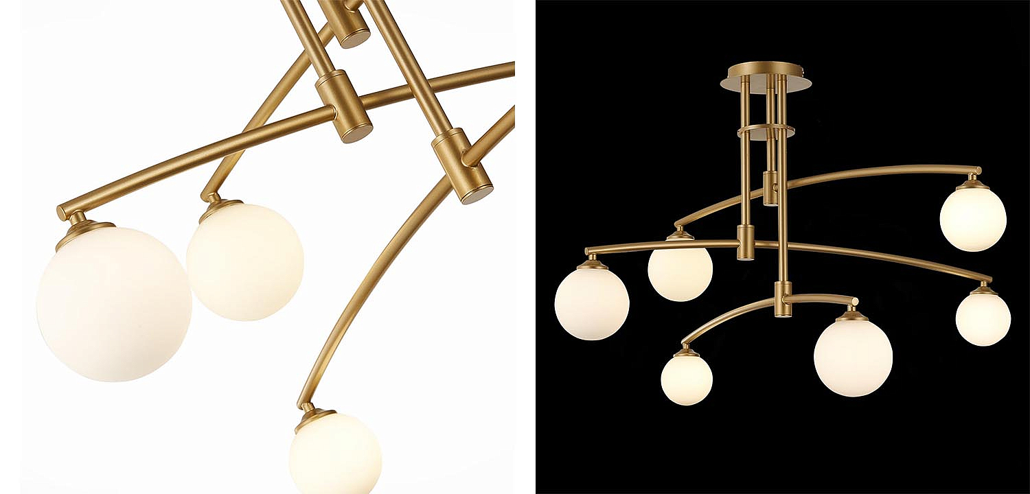 Люстра Glendon Chandelier 6 Balls Люстра Glendon Chandelier 6 Balls - Loft-Concept в Орле