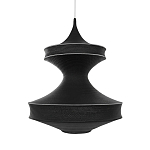 Подвесной вязаный черный светильник «Моника» варинант исполнения - 1 | Loft Concept в Орле