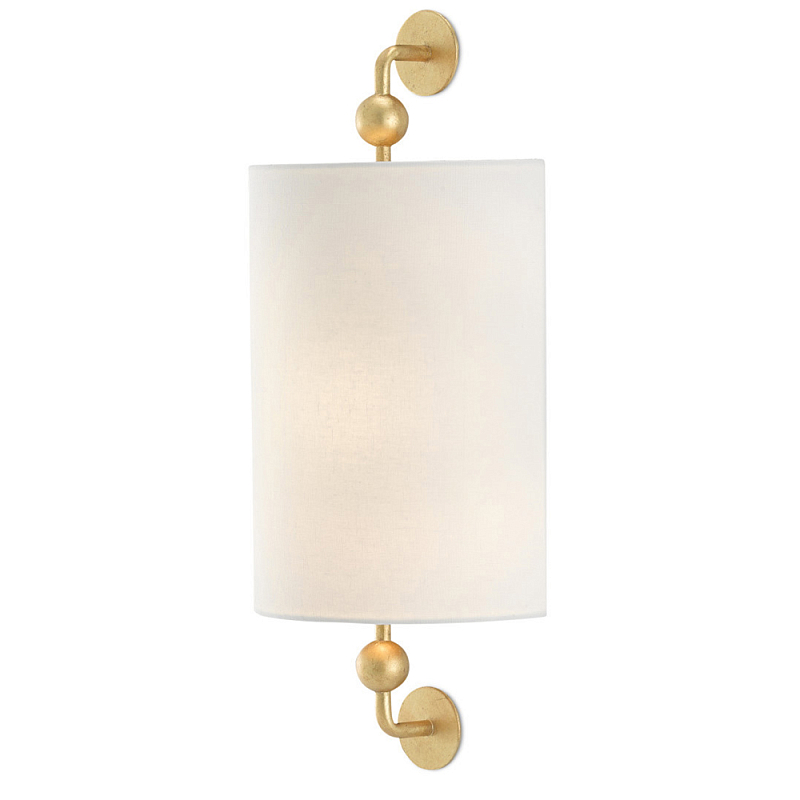 Бра светодиодное с полукруглым тканевым абажуром Sconce on Bracket Серебряный Золотой Бра светодиодное с полукруглым тканевым абажуром Sconce on Bracket Серебряный Золотой в Орле | Loft Concept