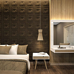 Гипсовая 3D Панель M-106 варинант исполнения - 1 | Loft Concept в Орле