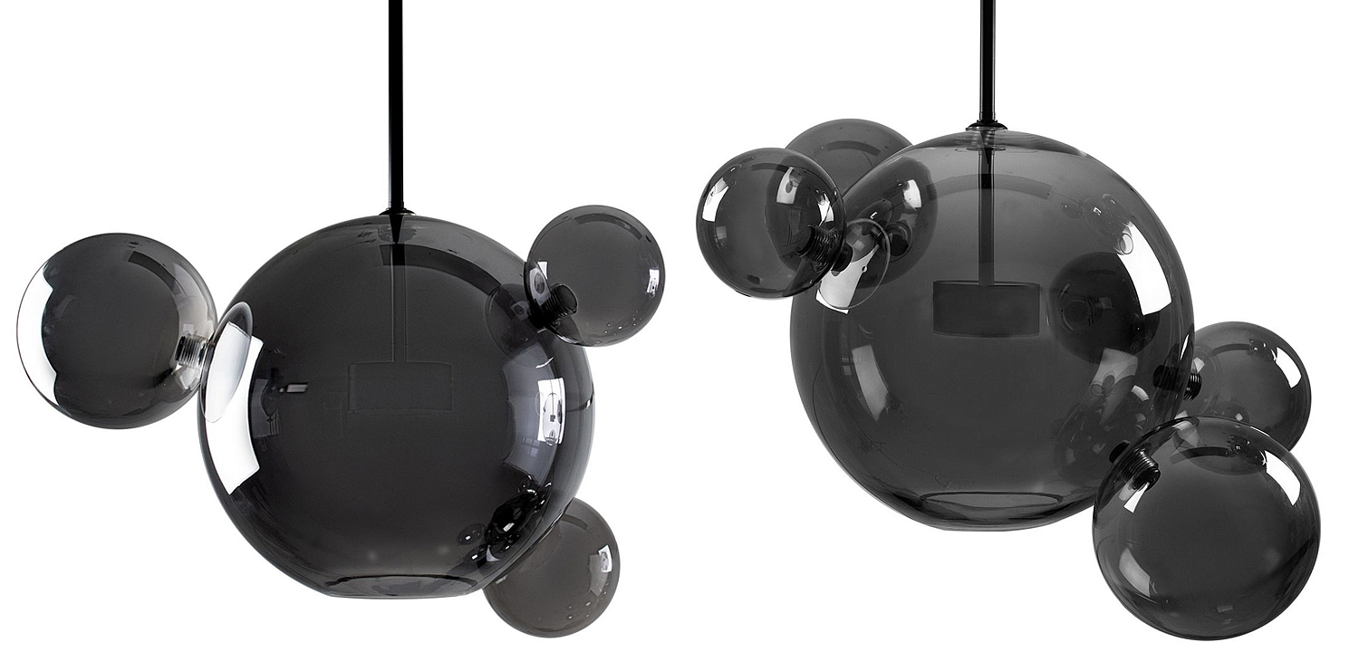 Люстра Bolle Circular Chandelier 14 BUBBLE Giopato & Coombes smoky Люстра Bolle Circular Chandelier 14 BUBBLE Giopato & Coombes smoky - Loft-Concept в Орле