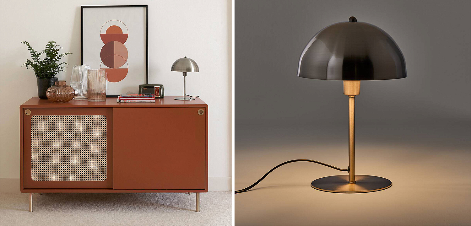 Настольная лампа Umbel Table Lamp Gray Настольная лампа Umbel Table Lamp Gray - Loft-Concept в Орле