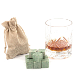 Камни для охлаждения виски из натурального камня жадеит Natural Stone Cube варинант исполнения - 5 | Loft Concept в Орле