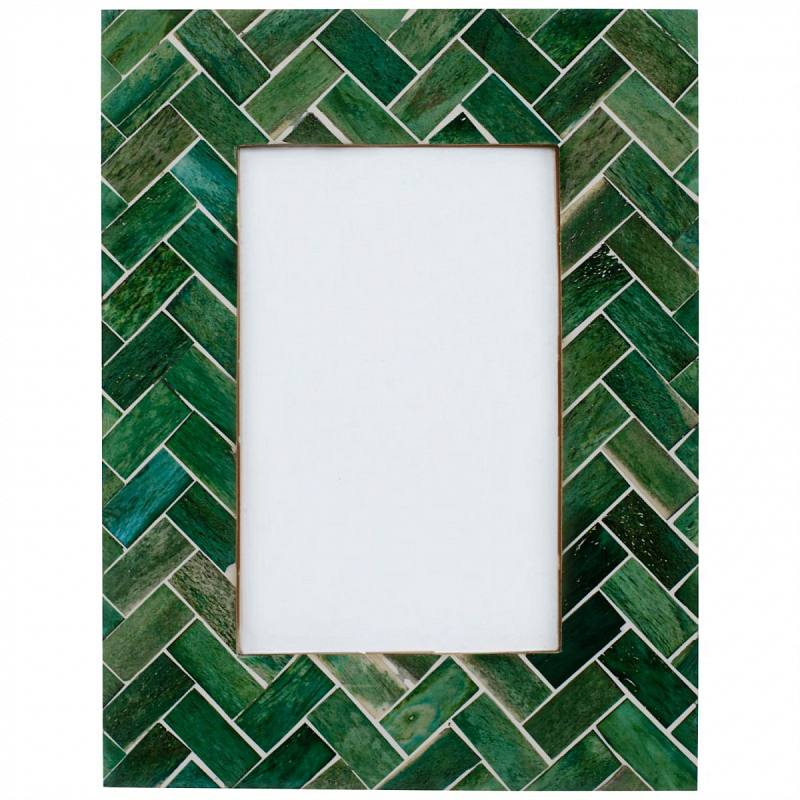 Фоторамка кость Green Indian Bone Inlay photo frame Зеленый Фоторамка кость Green Indian Bone Inlay photo frame Зеленый в Орле | Loft Concept