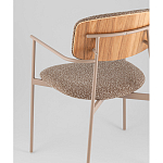 Стул Doe с подклокотниками коричневый варинант исполнения - 3 | Loft Concept в Орле