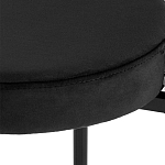 Табурет с мягким круглым сиденьем RIO Black варинант исполнения - 3 | Loft Concept в Орле