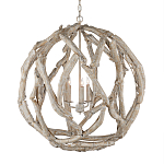 Люстра круглая в виде веток деревьев Natural Driftwood варинант исполнения - 1 | Loft Concept в Орле