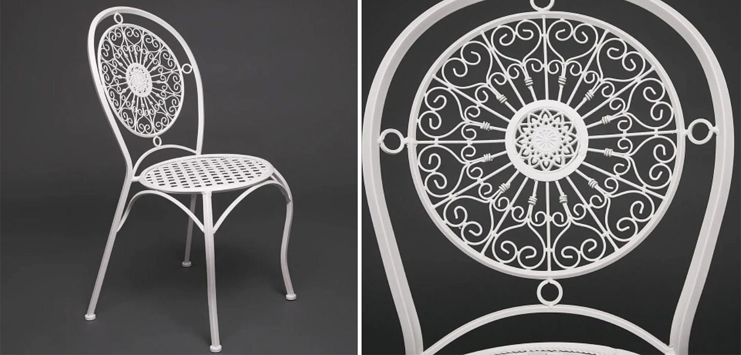 Стул Forged Patterns Anita White Стул Forged Patterns Anita White - Loft-Concept в Орле