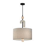 Люстра с серым тканевым плафоном Flourish варинант исполнения - 2 | Loft Concept в Орле