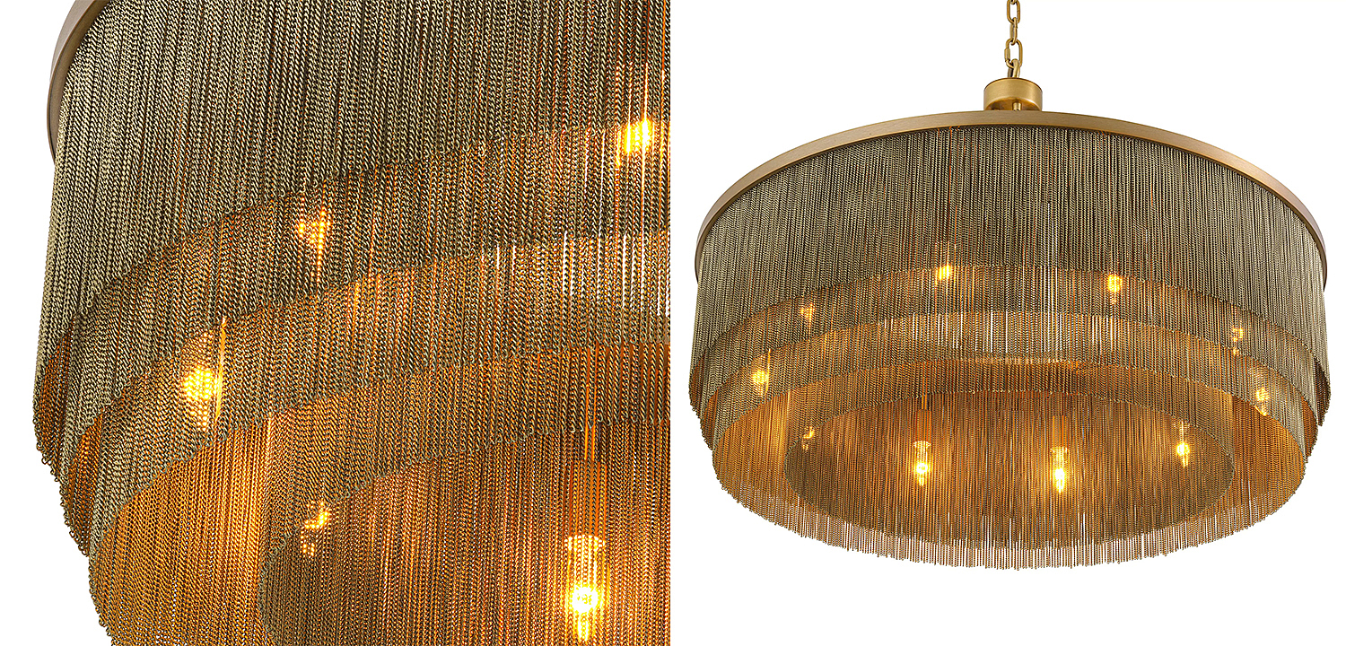 Люстра Eichholtz Chandelier Tissot L Brass Люстра Eichholtz Chandelier Tissot L Brass - Loft-Concept в Орле