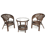 Комплект уличной мебели Angela Dark Brown варинант исполнения - 1 | Loft Concept в Орле