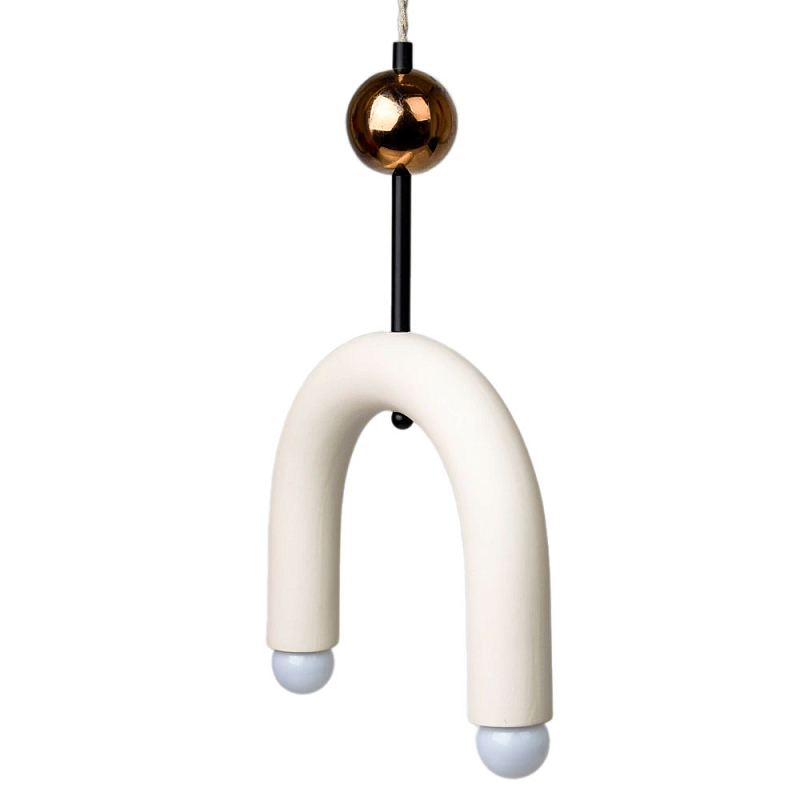 Подвесной светильник MOROSHKA arc [white] Белый Бронза в Орле | Loft Concept 