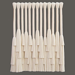 Декор на стену Белые Кисти Wall decor White Tassels варинант исполнения - 3 | Loft Concept в Орле