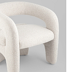 Кресло дизайнерское для лаунж зоны жемчужного цвета Pearl Lounge варинант исполнения - 4 | Loft Concept в Орле