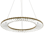 Кольцевая люстра с хрустальным декором Maude Crystal Chandelier варинант исполнения - 1 | Loft Concept в Орле