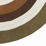 Ковер круглый из хлопка с контрастным узором Bullseye 150 варинант исполнения - 4 | Loft Concept в Орле