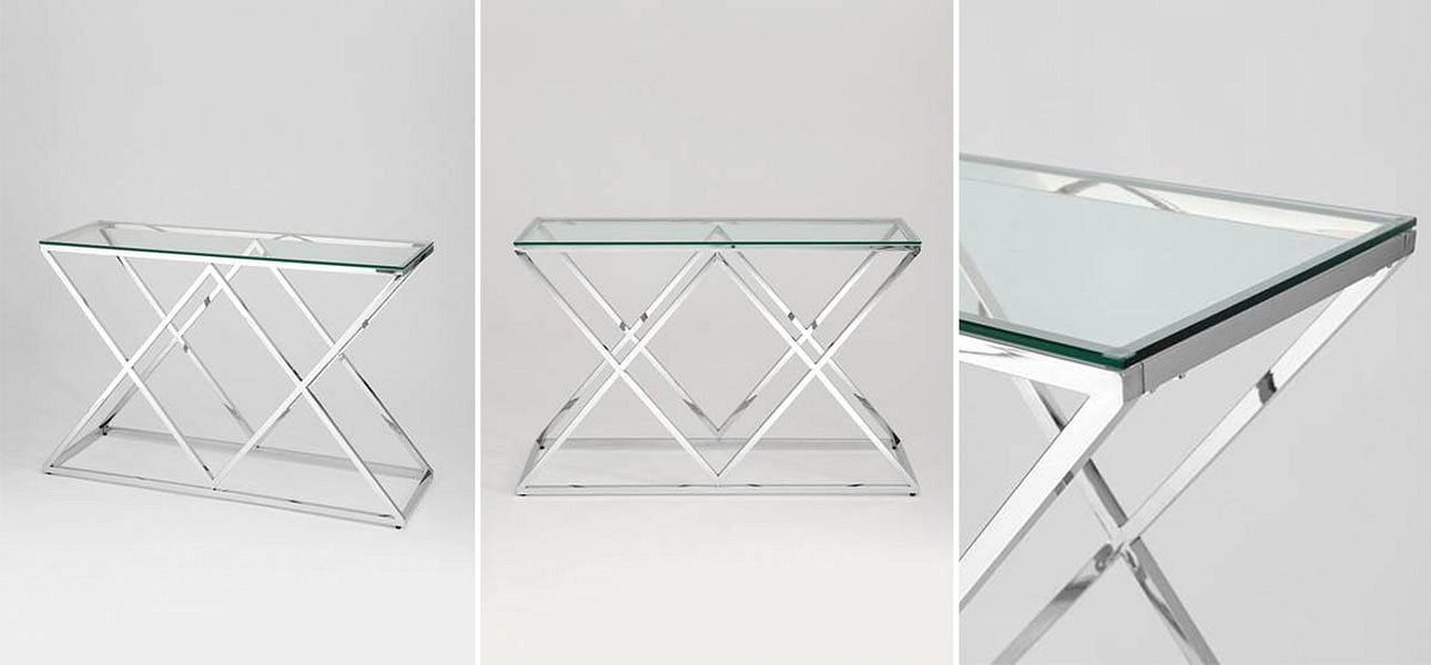 Консоль Geometry Rhombus Silver Консоль Geometry Rhombus Silver - Loft-Concept в Орле