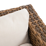 Трехместный садовый диван из плетеного пластика Matteo варинант исполнения - 2 | Loft Concept в Орле