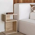 Дизайнерский журнальный стол фигурный с полками Gulip варинант исполнения - 2 | Loft Concept в Орле