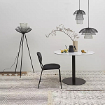 Торшер с трехъярусным плафоном из металлической сетки Metal Mesh Floor Lamp варинант исполнения - 2 | Loft Concept в Орле