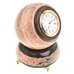 Часы настольные в виде шара из натурального камня Ball Stone Clock варинант исполнения - 2 | Loft Concept в Орле