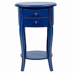 Синяя тумба на фигурных ножках Shelby варинант исполнения - 1 | Loft Concept в Орле