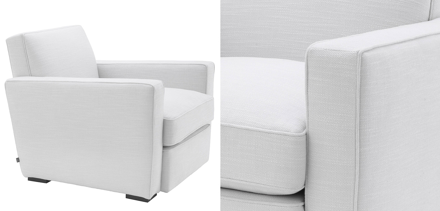 Кресло Eichholtz Chair Edmond white Кресло Eichholtz Chair Edmond white - Loft-Concept в Орле