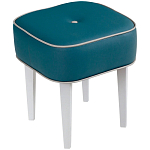 Квадратный мягкий пуф на белых ножках Winton Pouf Square варинант исполнения - 13 | Loft Concept в Орле