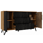 Комод с 3-мя ящиками и дверцей Stone Effect варинант исполнения - 4 | Loft Concept в Орле