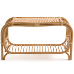 Скамья для прихожей из стеблей ротанга Willa Rattan Bench варинант исполнения - 3 | Loft Concept в Орле