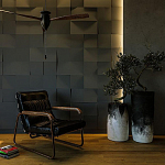 Гипсовая 3D Панель M-08 варинант исполнения - 2 | Loft Concept в Орле