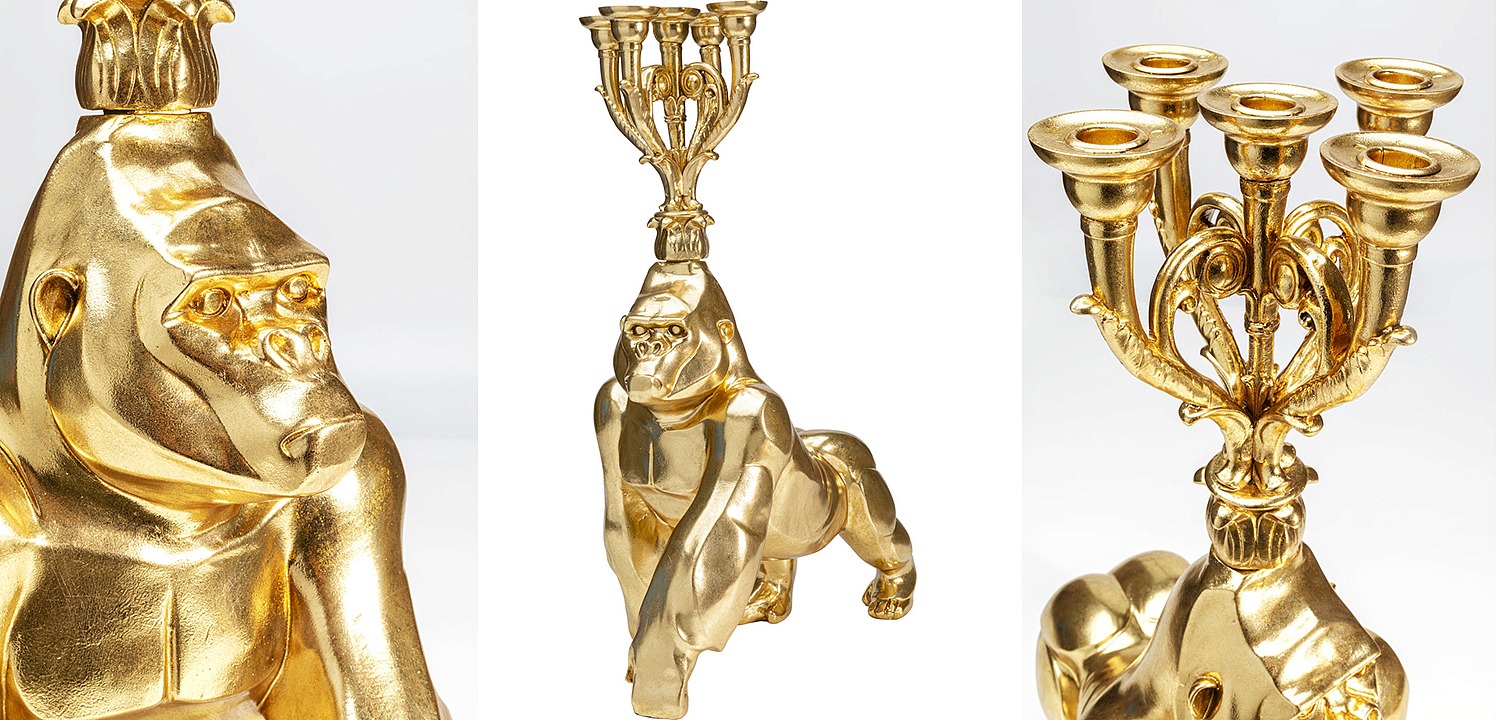 Подсвечник Golden Gorilla Подсвечник Golden Gorilla - Loft-Concept в Орле