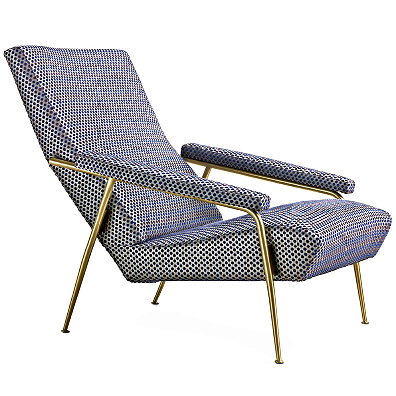 Дизайнерское кресло с подлокотниками Gio Ponti D.153.1 Armchair Золотой Мульти Дизайнерское кресло с подлокотниками Gio Ponti D.153.1 Armchair Золотой Мульти в Орле | Loft Concept
