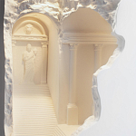 Встраиваемый в стену гипсовый светильник под покраску в античном стиле Antiquity Athena варинант исполнения - 9 | Loft Concept в Орле