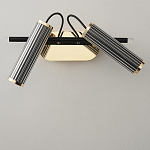 Бра с двумя цилиндрическими плафонами на магнитном креплении Bronze Concert варинант исполнения - 3 | Loft Concept в Орле