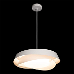 Подвесной светильник круглый белого цвета из металла Vita Cuna варинант исполнения - 4 | Loft Concept в Орле