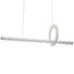 Подвесной линейный светильник Gilbertine Crystals Linear Hanging Lamp варинант исполнения - 1 | Loft Concept в Орле