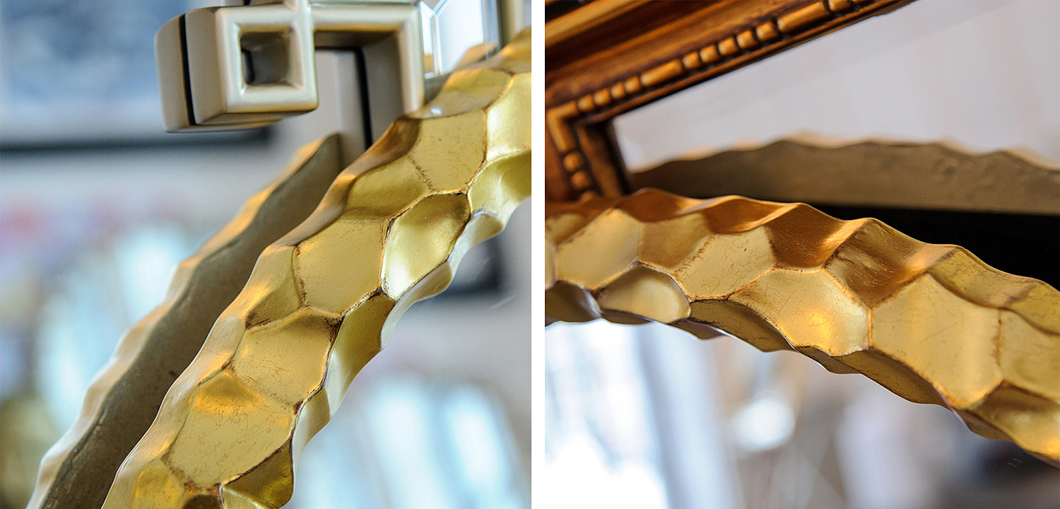 Зеркало Reginald Mirror round gold Зеркало Reginald Mirror round gold - Loft-Concept в Орле