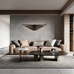 Люстра подвесная в форме веера из чёрного металла Black Solace  варинант исполнения - 2 | Loft Concept в Орле