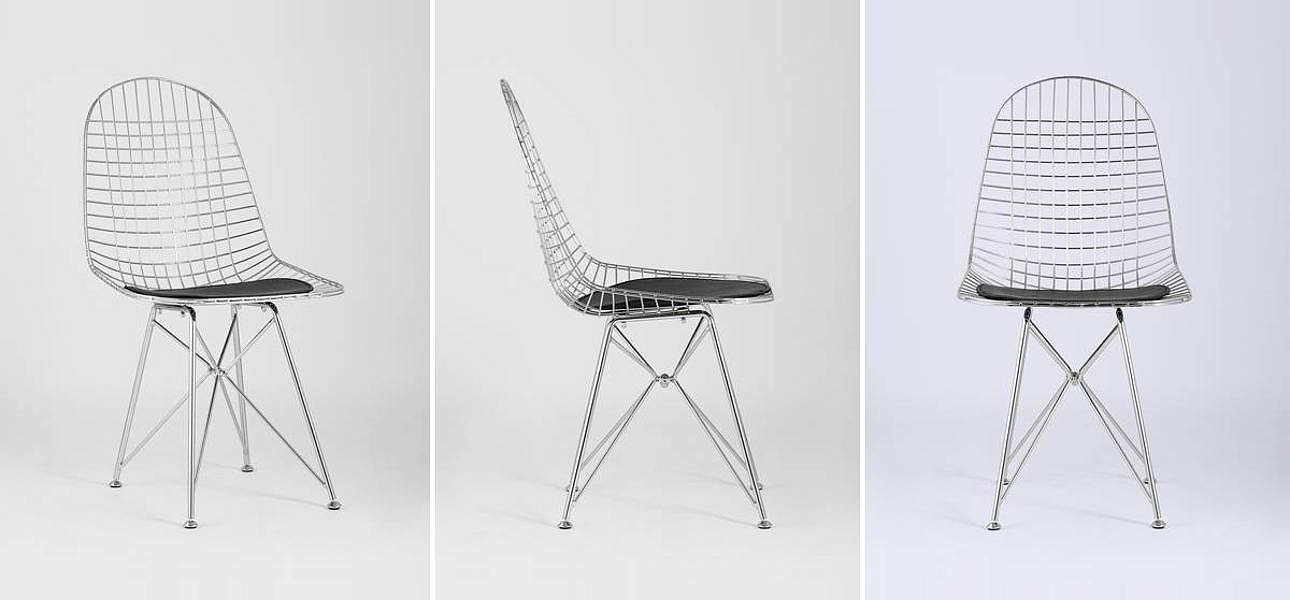 Стул Bertoia S Chair Хромированный Металл Стул Bertoia S Chair Хромированный Металл - Loft-Concept в Орле