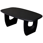 Кофейный стол из массива акации Veras Coffee Table Black варинант исполнения - 1 | Loft Concept в Орле