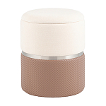 Пуф Mauldine с ящиком светло-коричневый с экокожей варинант исполнения - 1 | Loft Concept в Орле