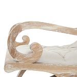 Кресло-качалка с мягкой обивкой из льна Ella Armchair beige варинант исполнения - 3 | Loft Concept в Орле