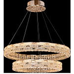 Люстра на 2 кольца с текстурной огранкой Reflection of Reality варинант исполнения - 5 | Loft Concept в Орле