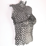 Аксессуар на стену из металла Female Torso Metal Wall Accessory варинант исполнения - 2 | Loft Concept в Орле